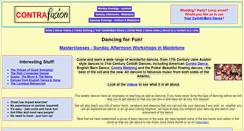 Desktop Screenshot of contrafusion.co.uk